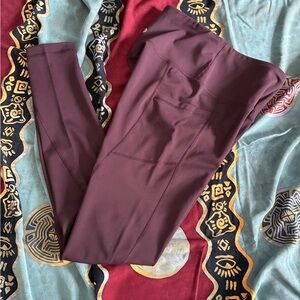 Sculpt & Support High-Rise Leggings in Deep Wine